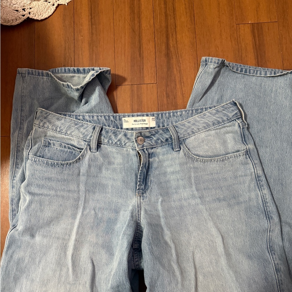 Hollister wide leg jeans